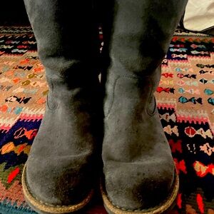 Birkenstock shearling grey boots size 40